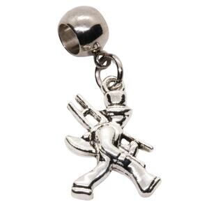 Metal Alloy Handyman Charm with Stainless Steel Connector, Versatile Tools
